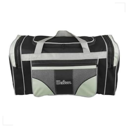 Bolsa Academia Masculina e Feminina Tote Bag Viagem Média para Treino e Lazer Durável(Cinza)