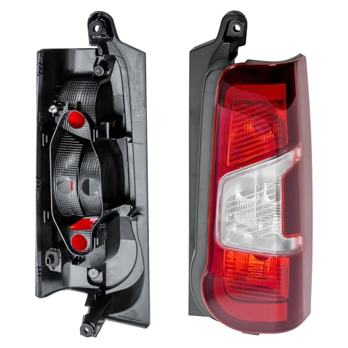 LONGLING Driver Right Side O/S Tail Light Rear Lamp for Vauxhall Combo Citroen Berlingo Peugeot Partner Toyota ProAce City 2019 to 2024 Fiat Doblo 2022-2024