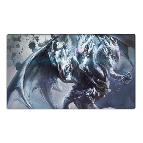 Tapis de jeu de cartes Dragon aux yeux bleus ZD014 avec sac