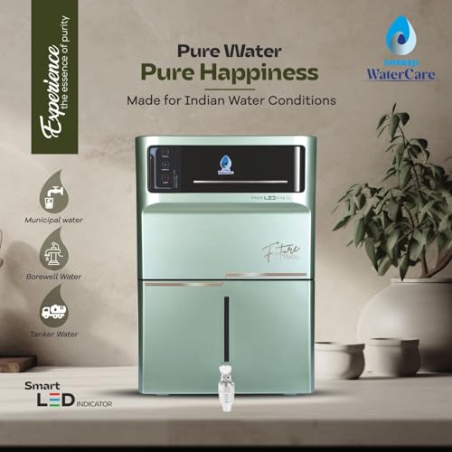 Image of Star RO Water Purifier | Advanced Purification with UV + UF + TDS Controller | 12L Storage | Made In INDIA | Saves 60% water| Smart LED Display | Wall-Mount & Countertop [GREEN]