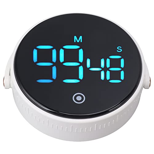 Temporizador Digital de Cozinha, Temporizador Eletrônico de Contagem Regressiva Portátil Magnético P