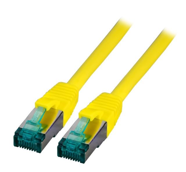 EFB RJ45 CABLE DE RED S/FTP, CAT.6A, LSZH, 15M, AMARILLO