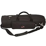 Glarry Senior Nylon Soft Trumpet Gig Bag Case Black