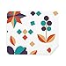Flower Pixel Paint Cleaning Cloth Screen Cleaner 2pcs Suede Fabric