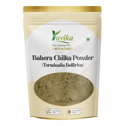 Image of Yuvika Bahera Chilka Powder - Terminalia Bellirica - Belliric Myrobalan 100 Grams