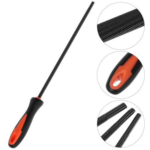 QWORK® 3Pcs Chainsaw Sharpener File, 4.0mm/4.8mm/5.5mm Carbon Steel Chainsaw Chain Sharpener, Round Files for Chainsaw Chain Maintenance 3 QWORK® 3Pcs Chainsaw Sharpener File, 4.0mm/4.8mm/5.5mm Carbon Steel Chainsaw Chain Sharpener, Round Files for Chainsaw Chain Maintenance - Image 3