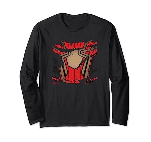 T-shirt Spider-Man costume Iron manches longues pour soirée Halloween et style urbain geek