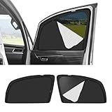 新型 三菱 デリカ D:5 CV系 専用 サンシェード マグネット式 サイド用 車種専用 2in1一体式 カーシェード DELICA メッシュカーテン 換気 断熱 日除け メッシュサンシェード 日焼け防止 UVカット 遮光カーテン 日差し 紫外線カット 虫よけ 通気 運転席 助手席 アクセサリー カスタム パーツ 2枚