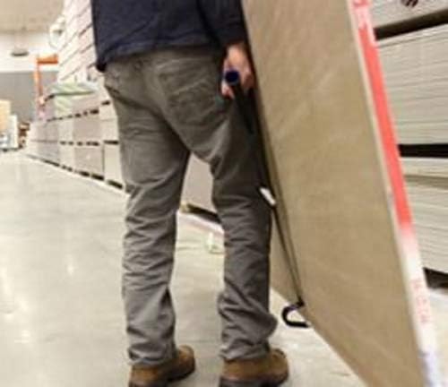 Miniatura 3 de Portapaneles ajustables de 19-28 pulgadas (negro)