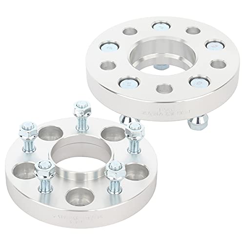 ECCPP 2X 1 inch Hubcentric Wheel Spacer Adapters 5x4.75 to 5x4.75 Fit for Impala Blazer for Riviera for S15 Jimmy Wheel spacers kit with 12x1.5 Studs
