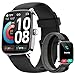 Smartwatch Herren Damen mit Telefonfunktion,1.85" HD Uhren mit Herzfrequenz Schlafmonitor SpO2 Schrittzähler,110+ Sportmodi Fitnessuhr,IP68 Wasserdichte Smart watch Kompatibel für iOS/Samsung/Android