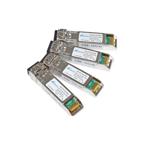 Transceptor SFP+ 10G ZR con alcance de 80km y canales DWDM
