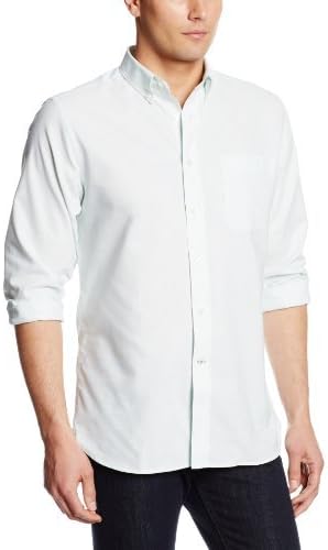 Haggar Men's Regular-Fit Pinpoint Oxford Solid Dress Shirt