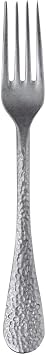 MEPRA 106922005 Epoque Pewter 5-Piece Durable 18/10 Stainless Steel American Style Flatware Cutlery Set for Fine Dining, Dishwasher Safe, Service for 1