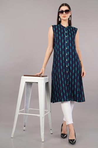 Image of SHRUTHI Women's Viscose Striped Straight Regular Ethinic wear Kurta