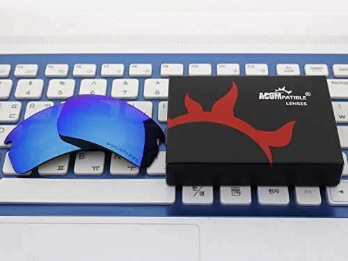 Image of ACOMPATIBLE Replacement Lenses for Oakley Flak 2.0 Asian Fit OO9271 Polarized Lenses - Multiple Options