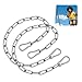 Nextpal Heavy Duty Stainless Steel Chain, 20 Inch Stainless Steel Swing Chain with 2 Carabiners, Security Chain Suitable for Boxing Punching Bag, Porch Swing Hammock Chair Hanging
