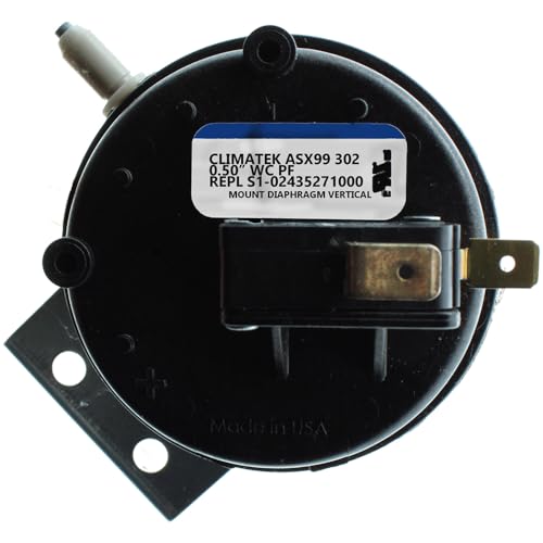 Furnace Vent Air Pressure Switch - Fits Coleman Gas Part # 024-27629-000