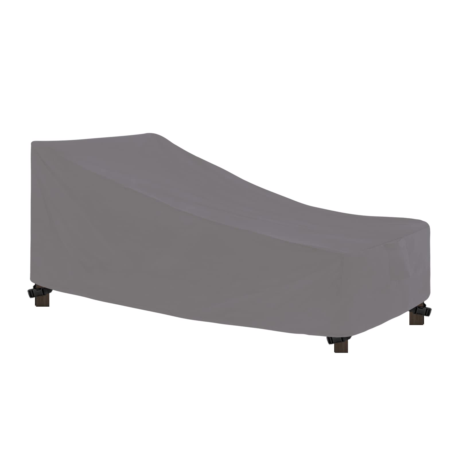 Easy-Going Funda impermeable para tumbona Oxford de poliuretano para exteriores (1 paquete, 78 pulgadas de ancho x 35.5 pulgadas de profundidad x 33 pulgadas de alto, gris)