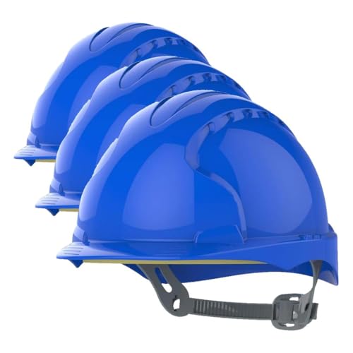 Casco de seguridad JSP EVO2 con trinquete Slip para una protección cómoda en azul 4
