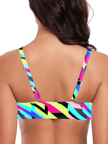 Haut de bikini bandeau résistant au glissement avec rembourrage ajustable - 5