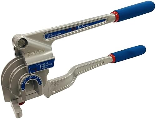 Imperial Tool 370FH Triple Head 180 Degree Tube Bender, 3/16โ, 1/4โ, 3/8โ, and 1/2โ