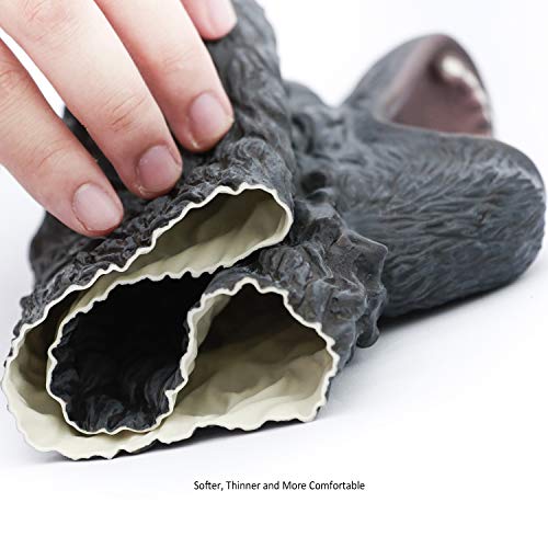 Yolococa Gorilla Hand Puppet Realistic Latex Soft Animal Toy Storytelling Role Play Party Supplies for Kids - Thumbnail 5