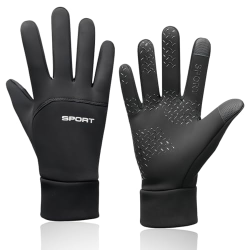 Hardloophandschoenen, touchscreen-fietshandschoenen, warme en waterafstotende winterhandschoenen, motorhandschoenen voor dames en heren, voetbalhandschoenen, voor winterfietsen en buitensporten