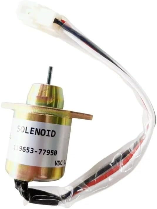 Fuel Shut Off Solenoid Valve 119653-77950 1503ES-12S5SUC5S for Tractor 3009 3011 3012 3013 2210 2305 2320, ZHENSIW123