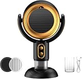 Portable Range Hood with Dual-Speed Exhaust Fan, Desktop Smoke Absorber for Indoor BBQ, Hot Pot & Cooking, USB Rechargeable Mini Kitchen Vent with Detachable Filter for Apartment, RV & Dorm