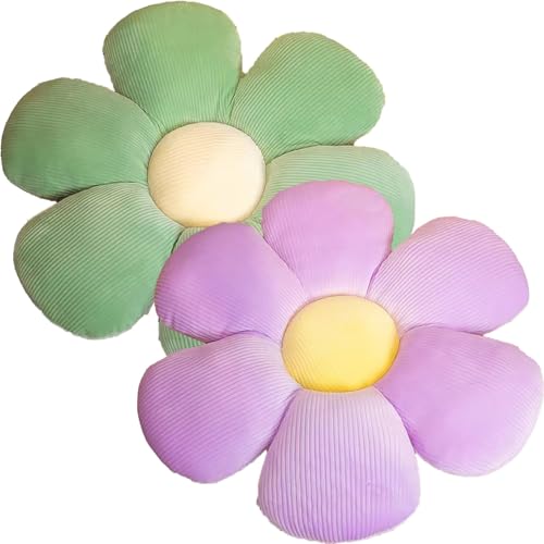 LIUWEIW �t�����[�`�F�A�V�[�g�N�b�V���� 2�p�b�N 40/50/60cm- �_�炩���Ԃт�t���A�s���[ ����A�I�t�B�X�A�ԗp (D9.40cm/16�C���`)