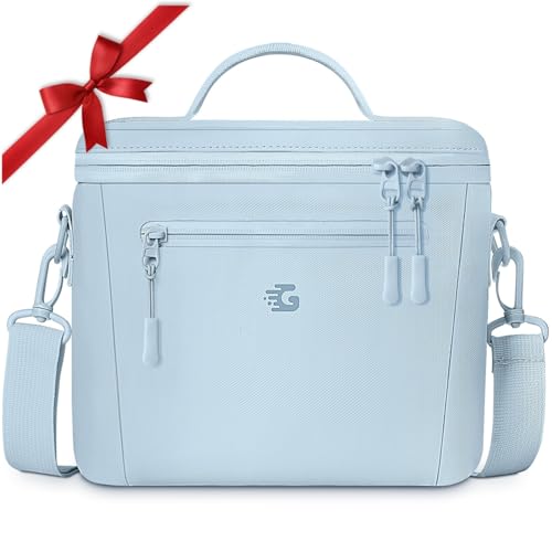 GLORIEROO Insulated Lunch Box Bag Women Girls - Waterproof Leakproof Lightweight Reusable Cooler for School Work Picnic - Back to School