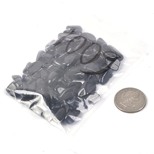 Image of 100 grams Small Tumbled Chips Polished Crushed Stone Crystal Healing Embellishments