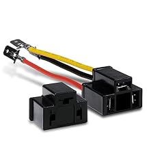 True MODS H4 9003/HB2 Headlight Socket Converter Kit [Wiring for H4652, H4656, H4666, H6545] [Plug and Play] Head Light Connector Plug