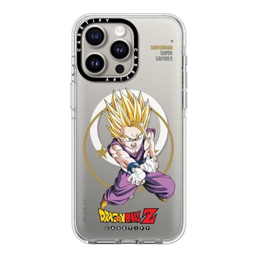 CASETiFY CpNg NA iPhone 15 Pro Max P[X [ϖh~/NA /MagSafeΉ/Dragon Ball Z Co-Lab] - SUPER SAIYAN GOHAN Case