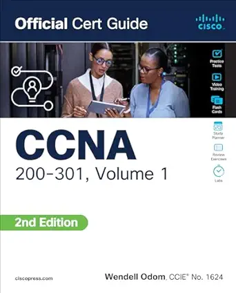 CCNA 200-301 Official Cert Guide, Volume 1 book cover