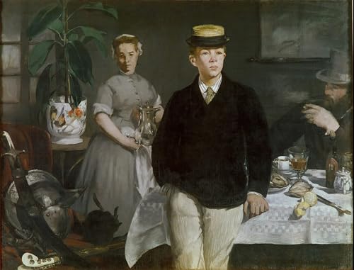 Toile murale abstraite Edouard Manet 60x90cm pour habiller un grand mur