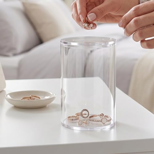 Hucha transparente de gran resistencia con tapa superior extraíble para monedas 5