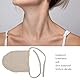 Tracheostomie Hals Stoma Schutz, Hals Trachea Abdeckung, Hals Luftröhren Abdeckung doppelschichtig hautfarben Hals Stoma Schutz Tracheostomie Wundabdeckung für Die Laryngektomie Tracheostomie