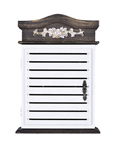 Wooden Key Holder Box 4 Hooks Wall Mount Buy Online In Jamaica At Desertcart