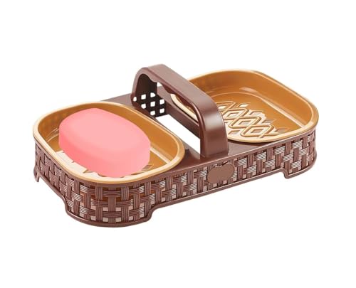 Image of Konquer TimeS Soap Case for Bathroom Soap Dish /Soap Case /Soap Stand (Standard Size, Multicolor) (2 in 1, 2)