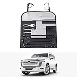 ランドクルーザー プラド300系2022～2025年式 LC300 J300 用 皮革製ポータブルツールバッグ スペース節約 前期・中期・後期対応 オフロード緊急ツール装備カスタムパーツ for Land Cruiser LC300 [並行輸入品]