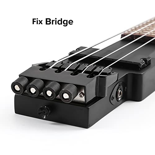 Batking Travel Electric Bass Headless 4 Strings Bass With Gigbag thumb #5