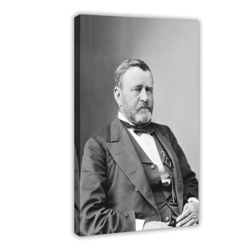 Impressions sur toile Ulysses S Grant WCYB | Portrait d'art sur châssis de qualité