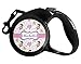 Princess Print Retractable Dog Leash - Small (Personalized)
