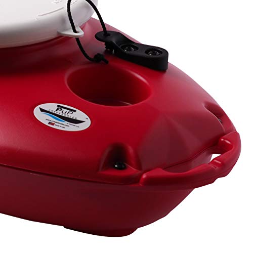 CreekKooler PuP Floating Cooler, 15 Quart, Tow Behind, Red - Thumbnail 4