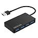 MMOBIEL 4-Port USB 3.0 Data Hub kompatibel mit MacBook Mac Pro/Mini iMac Surface Pro XPS Notebook PC USB Flash Laufwerk Mobile HDD