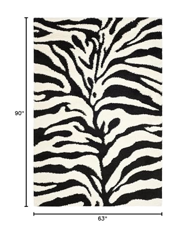 Tapete decorativo SAFAVIEH Florida Shag 5'3"x7'6" miniatura 3