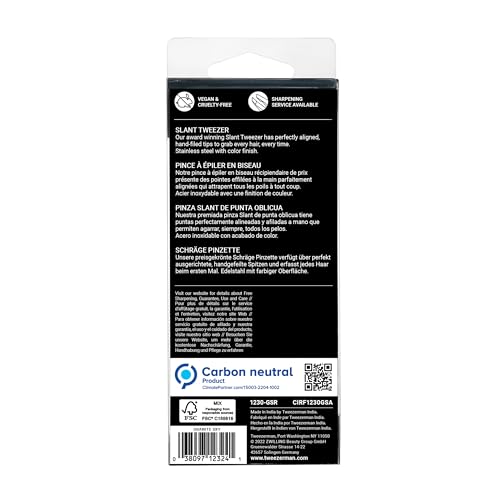 Tweezerman 1230-GSR Stainless Steel Slant Tweezer thumb #9