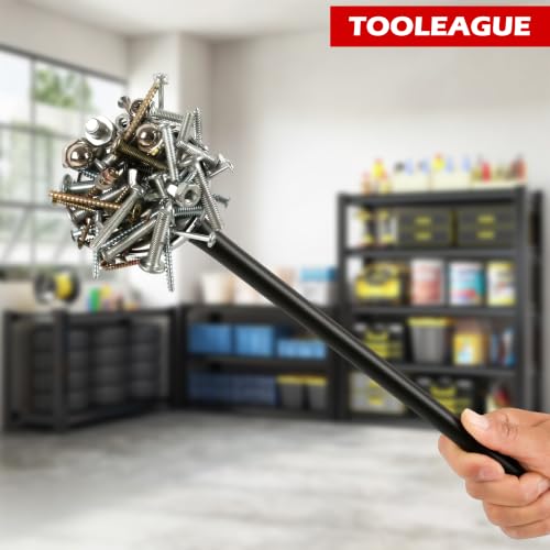 Image of TOOLEAGUE 2Pcs Telescoping Magnetic Pickup Tool,50LB & 25LB Magnet on Stick